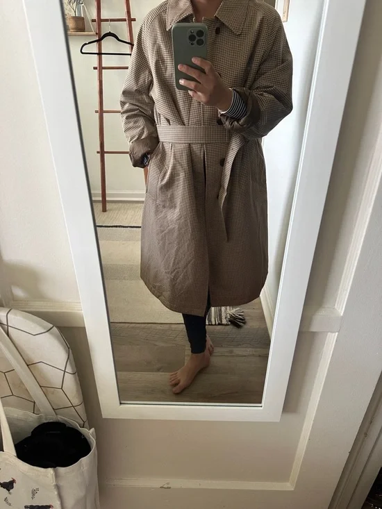 NWOT JW Anderson x Uniqlo plaid trench coat - Picture 11 of 12